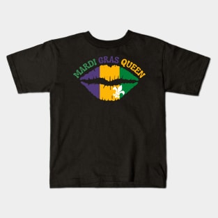 Mardi Gras Queen Kids T-Shirt